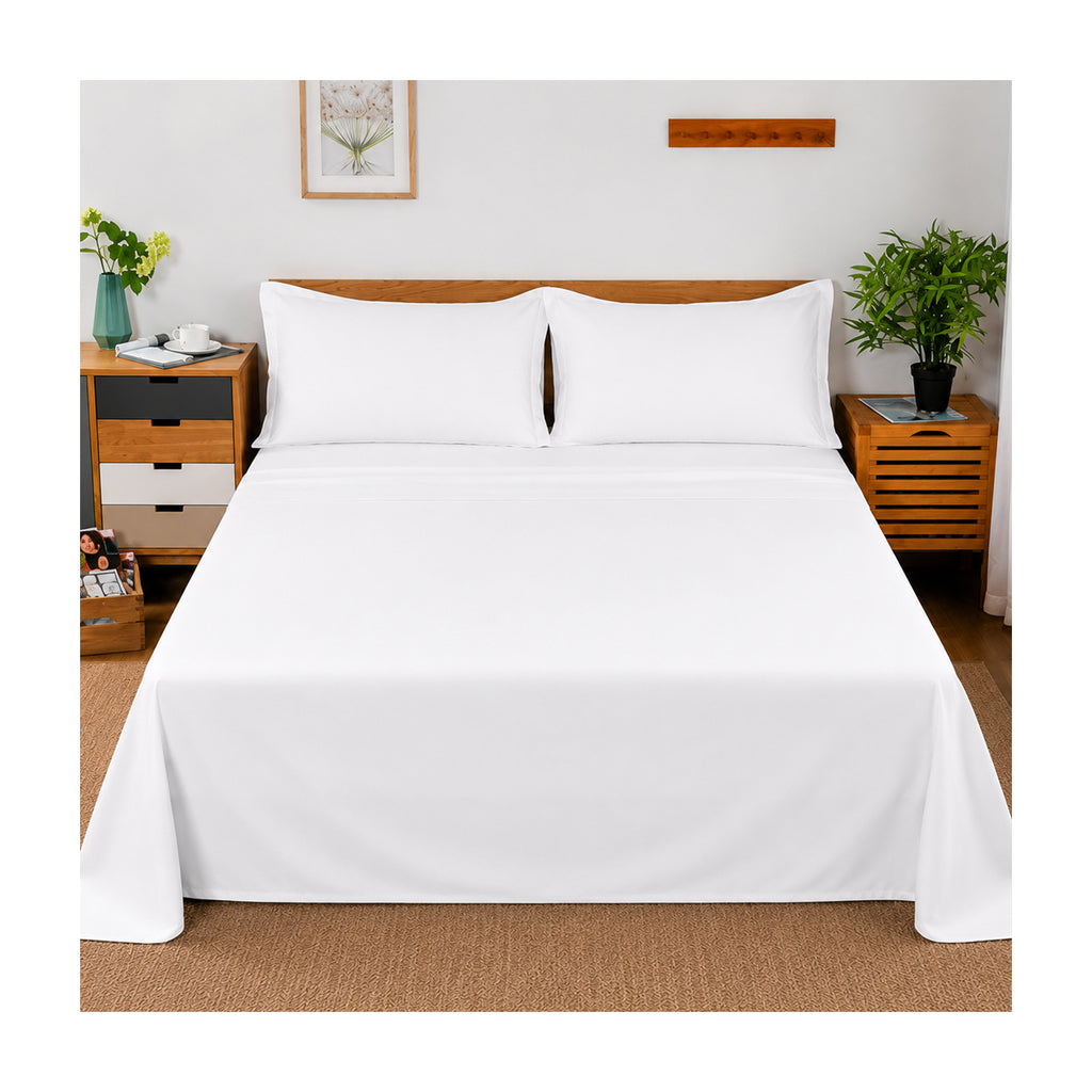Premium Quality Fitted Sheet White