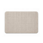 Luxury Chenille Cream Bathroom Rugs