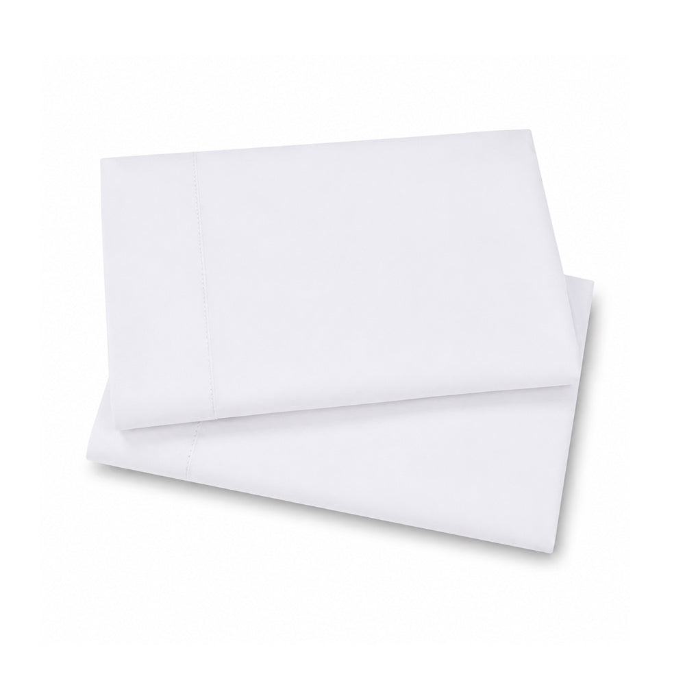 Polycotton Pillowcases, White T300- Multipurpose