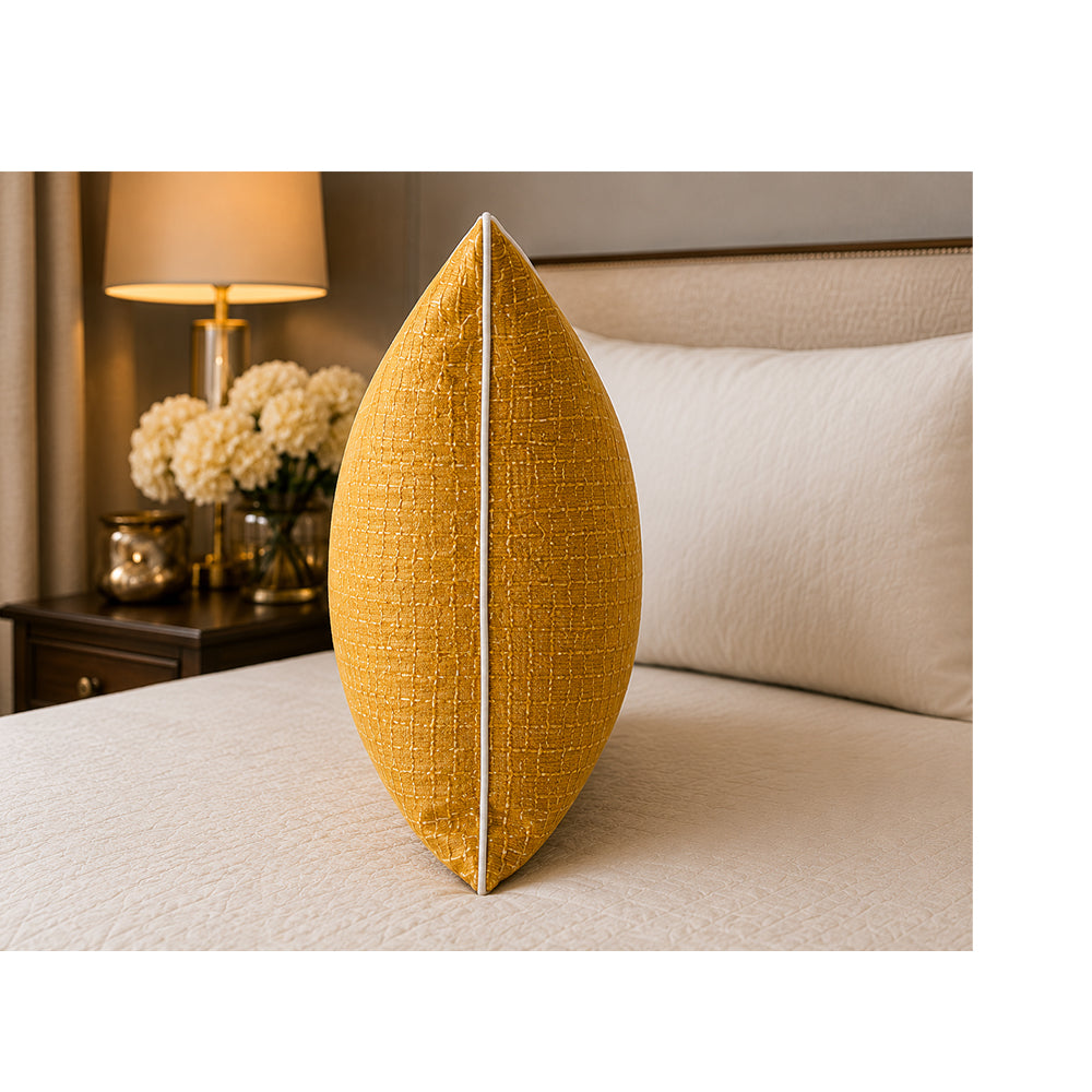 Gem Mustard Yellow Pillow