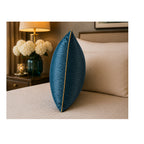 Dark Green Metallic Pillow