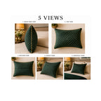 Quilted Green Pillow