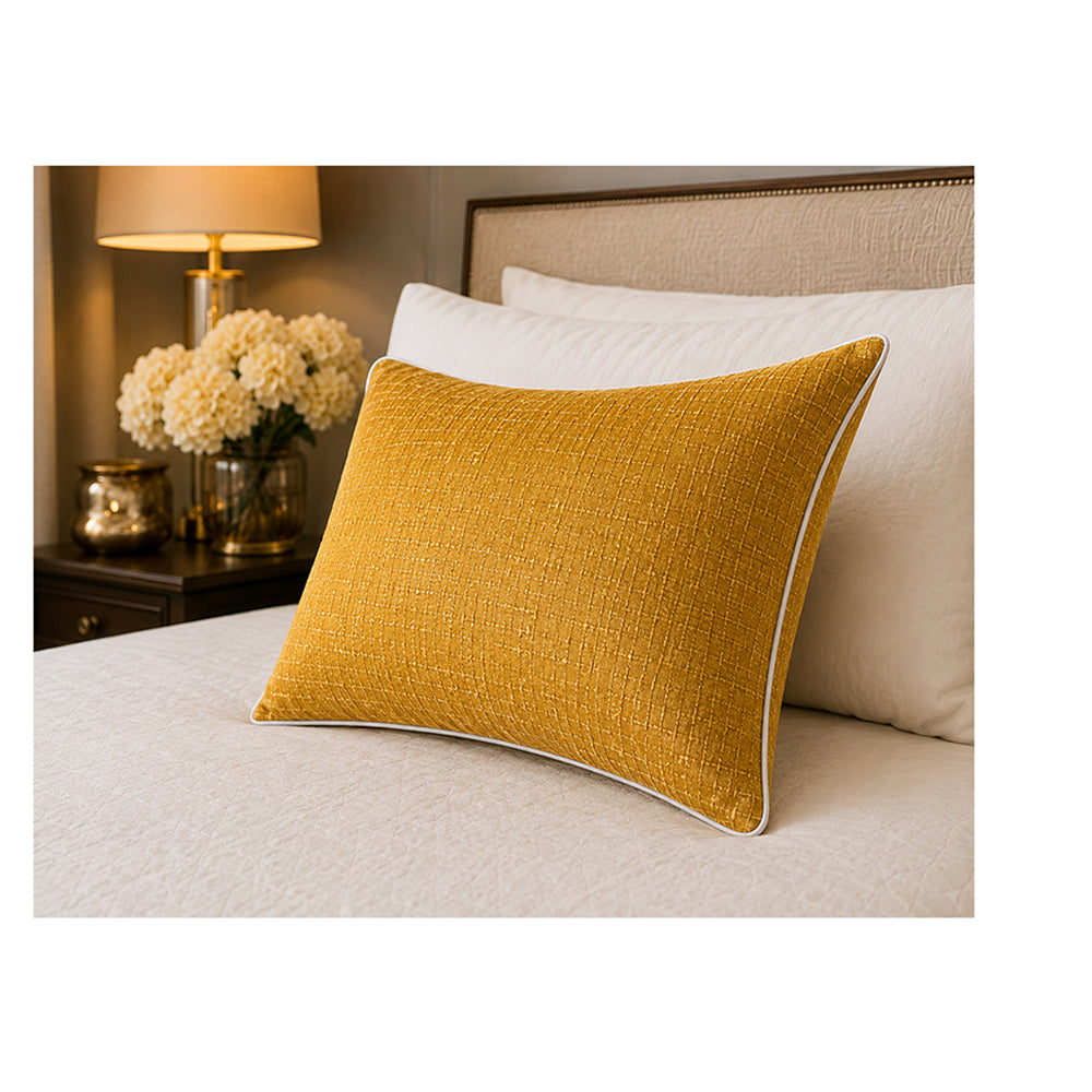 Gem Mustard Yellow Pillow
