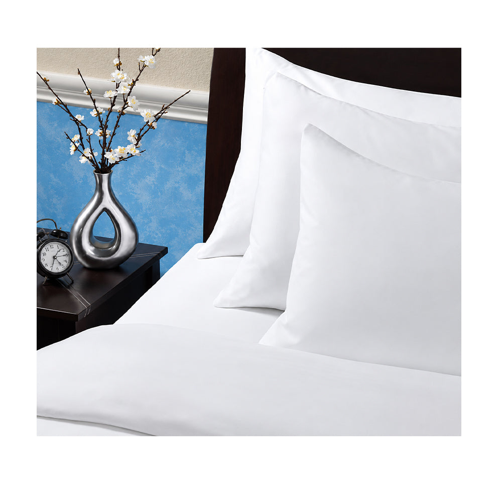 White PolyCotton Fitted Sheets T-200 Hotel Quality