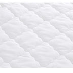 Quilted Mattress Pad, 60x80, Cotton/Poly, Flat Style