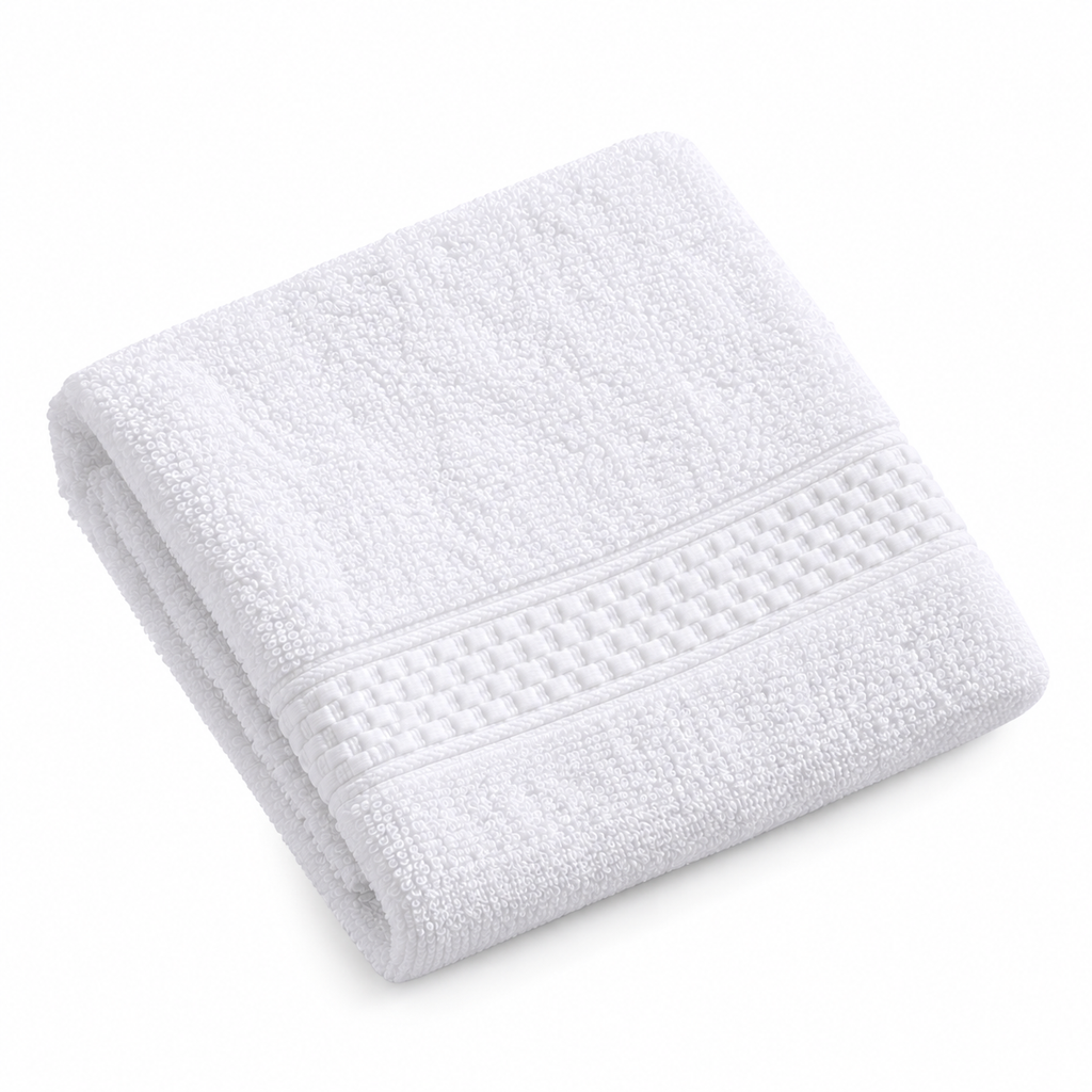 Restroom Wash Cloth, 12x12, 1.0 Lbs, Dobby Border, 300 pcs/case