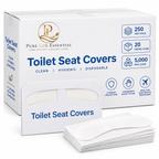 Disposable Toilet Seat Covers – 5,000/Case | 250/Pack | Commercial Restroom Supplies