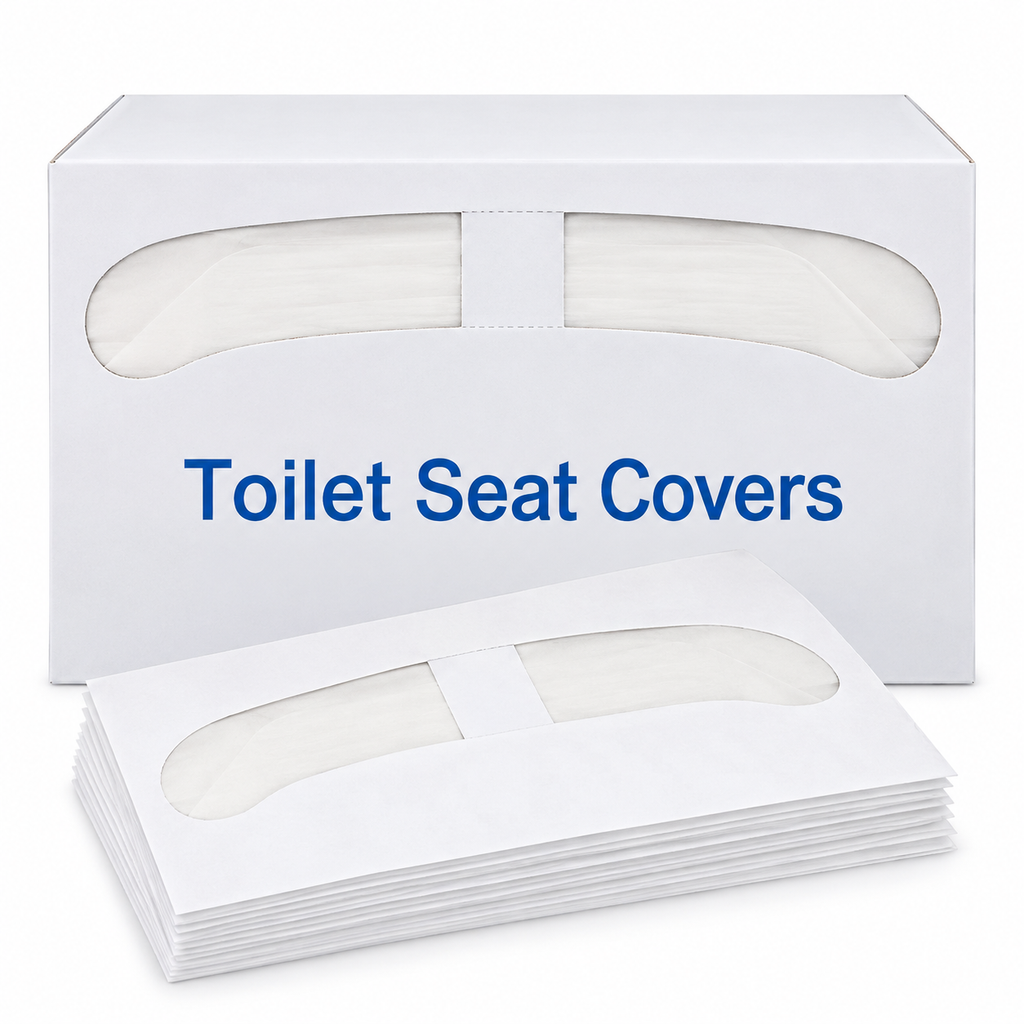 Disposable Toilet Seat Covers – 5,000/Case | 250/Pack | Commercial Restroom Supplies