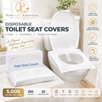 Disposable Toilet Seat Covers – 5,000/Case | 250/Pack | Commercial Restroom Supplies