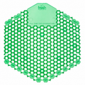 Scented Wave Urinal Screens – Green, 10 Pieces/Case | Commercial Restroom Freshener