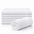 Premium Hotel Quality Hand/Gym/Salon Towels — White 16" × 27" | 3.0 lb/dozen
