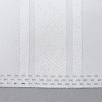 Hookless Shower Curtain – White Polyester Ringless Curtain, 71" x 74" or 71" x 77"