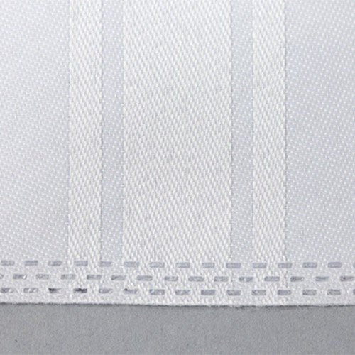 Hookless Shower Curtain – White Polyester Ringless Curtain, 71" x 74" or 71" x 77"