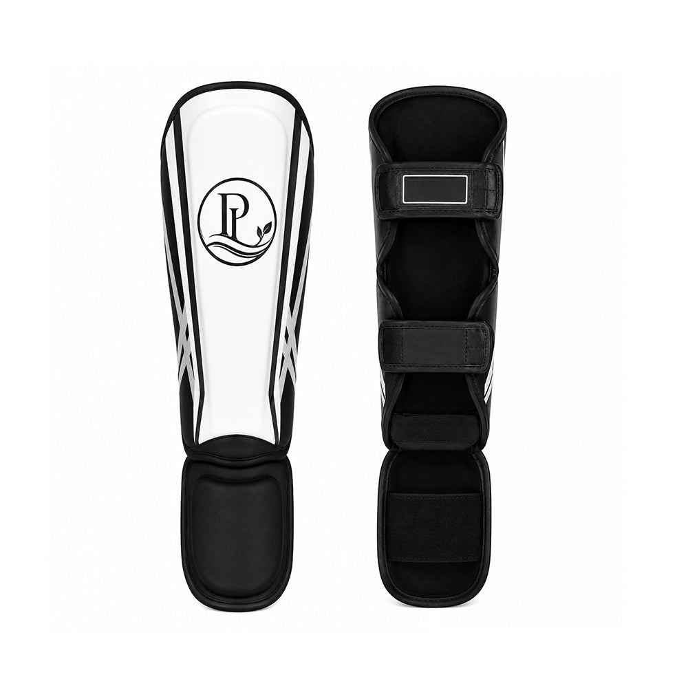 Shin Instep Guards Black/White