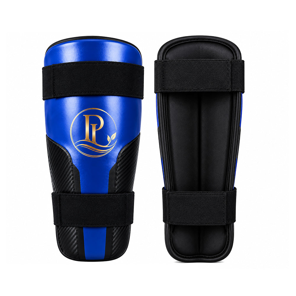 Evo Shin Guards Black/Blue